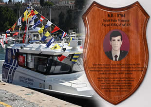 Antalya'da, "Şehit Polis Memuru Veysel Özkayacan" adı verilen karakol botu,
