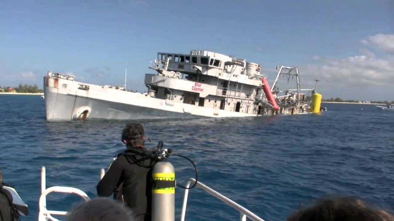 Sinking of the ex-USS Kittiwake in Grand Cayman, Cayman Islands,
