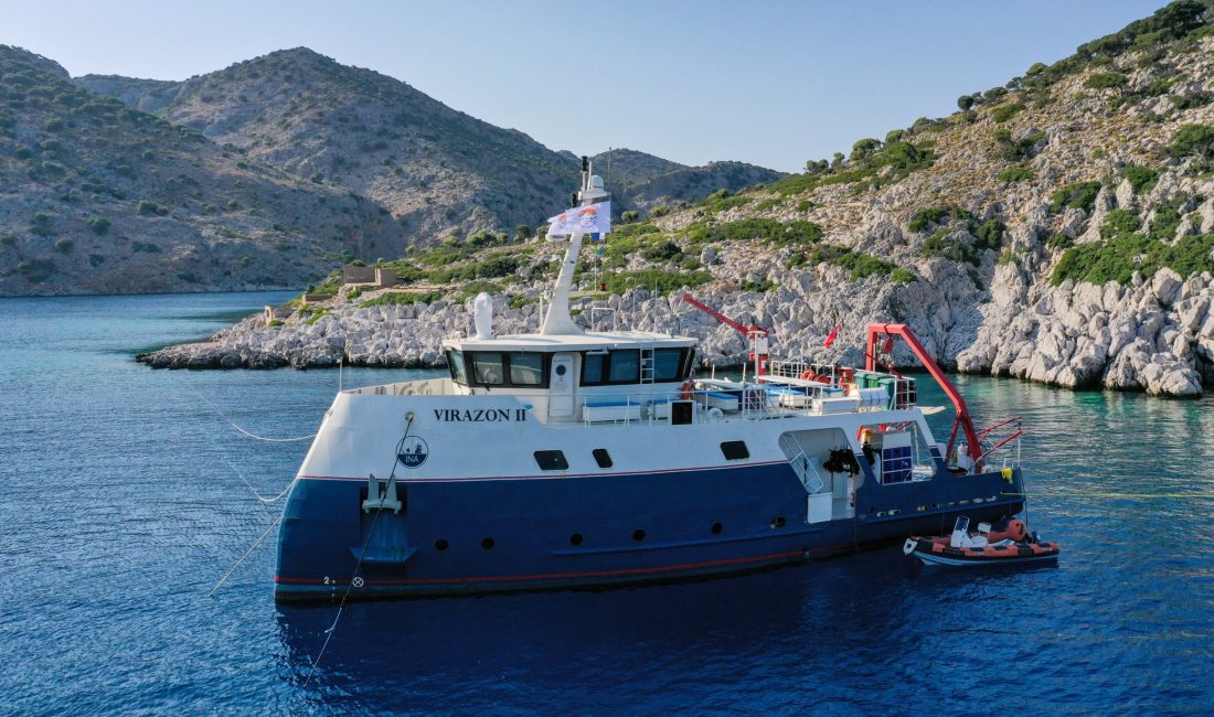 Muğla'nın Marmaris ilçesine bağlı Taşlıca Mahallesi açıklarında yer alan Serçe