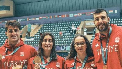 Türk yüzücüler, 6. İslami Dayanışma Oyunları 3. gününde yüzmede 6