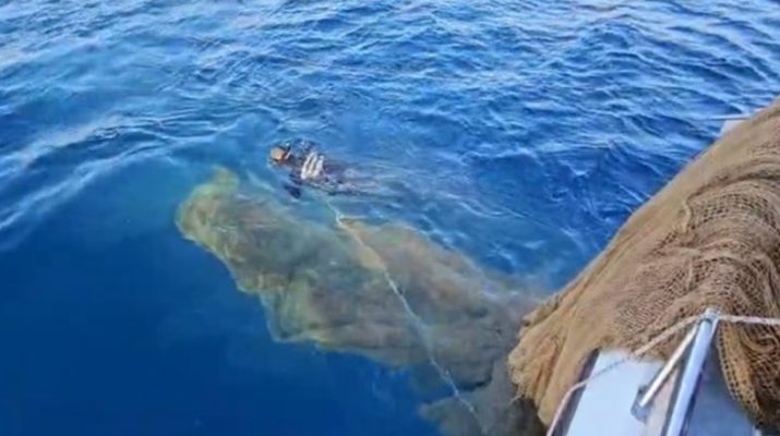 Denizlerdeki Hayalet Ağlar Temizleniyor Muğla Tarım ve Orman İl Müdürlüğü Su Ürünleri Kontrol Şube