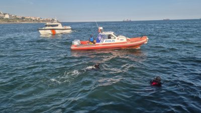 Tekirdağ'da Turizm Haftası kapsamında yapılan deniz dibi temizliğinde yalnızca 2