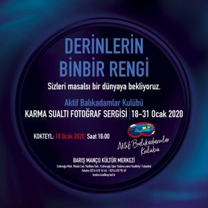 Denizlerde ki masalsı dünyanın renkli kahramanlarını, ayağımıza kadar getiren su