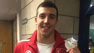 Milli yüzücü Emre Sakçı, Uluslararası Yüzme Ligi’nde erkekler 50 metre