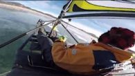 On the ice at Eleven Mile State Park Reservoir, about two hours southwest of Denver, Colorado. Source: scuttlebutt – https://www.sailingscuttlebutt.com/2022/01/15/video-ice-sailing-in-colorado/