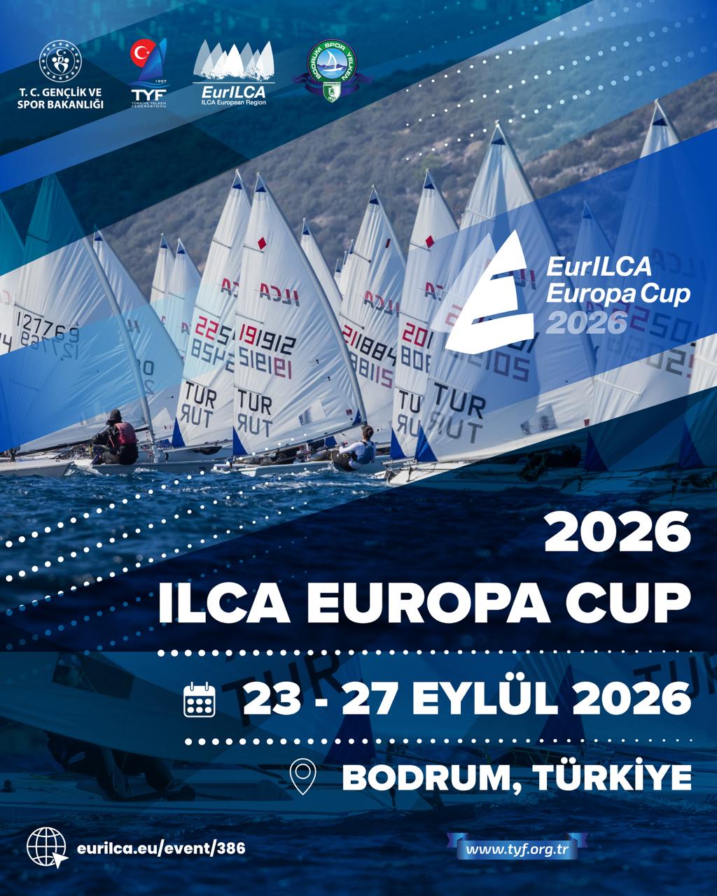 2026 ILCA Avrupa Kupası Türkiye, 24–27 Eylül 2026 tarihleri ​​arasında