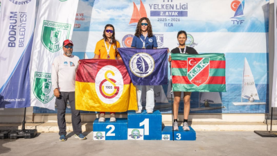 ILCA 6 Genç kategorisinde birincilik Ali Poyraz Özdemir (Galatasaray Spor
