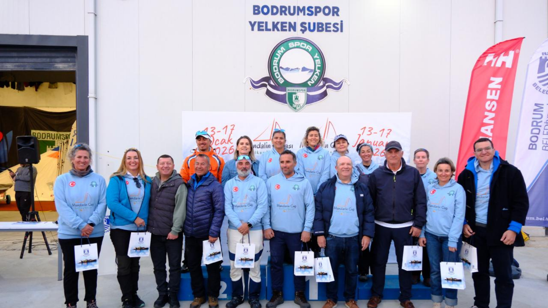 Mandalin Kupası, ödül töreniyle sona erdi. İçmeler’de bulunan B.B. Bodrumspor