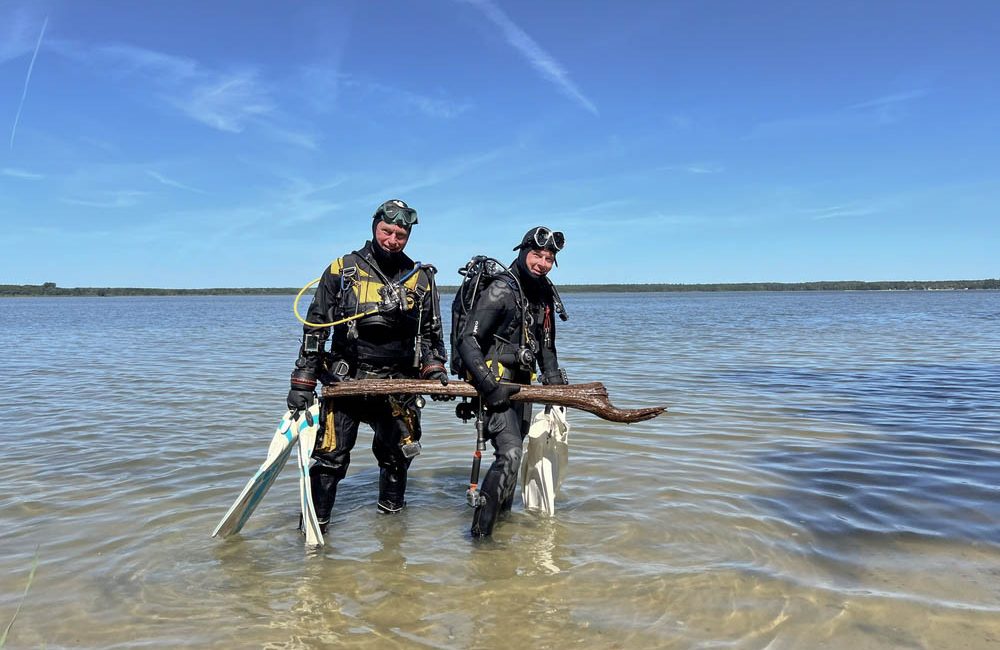 Underwater archaeologists exploring a lake in northern Germany have discovered