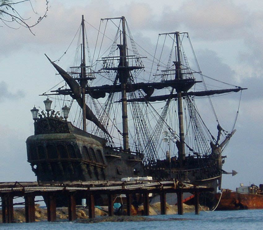 One of cinema’s most iconic pirate ships has traded Hollywood
