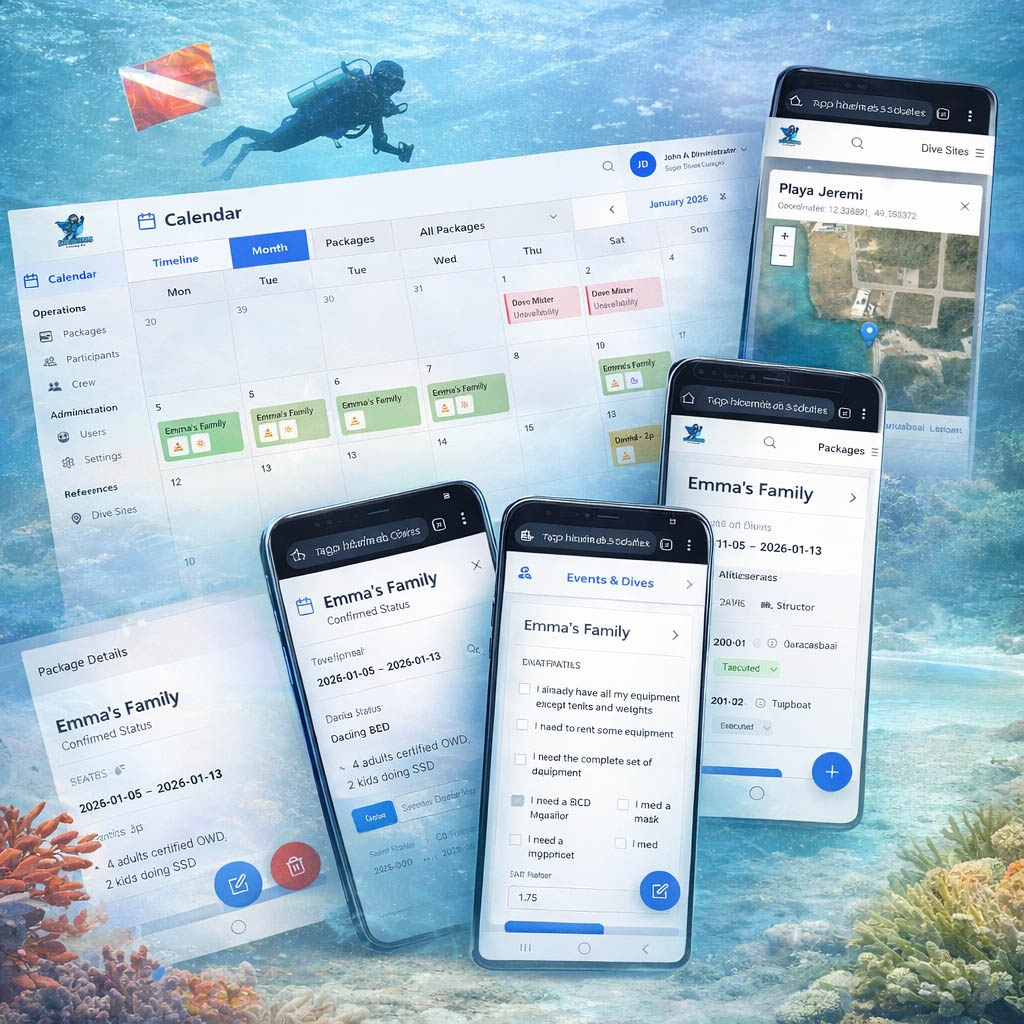 Small Dive Operators Finally Get Software Built for Them as BlueHub Launches New Global Platform Small Dive Businesses Often Get Left Behind by Tech For