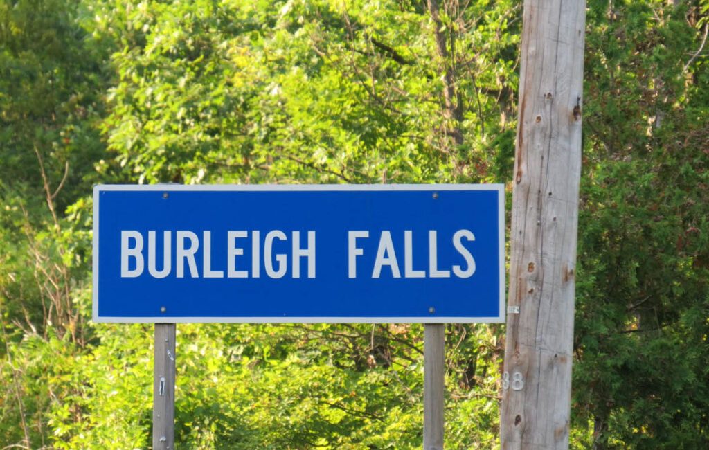 A long-established scuba diving access point at Burleigh Falls in