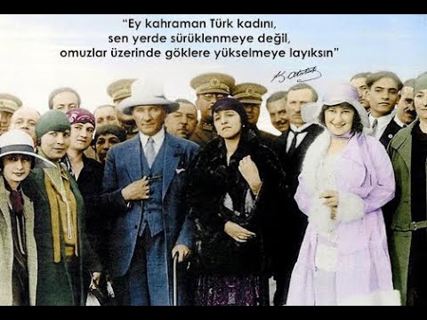 “EY KAHRAMAN TÜRK KADINI, SEN YERDE SÜRÜKLENMEYE DEĞİL OMUZLAR ÜZERİNDE