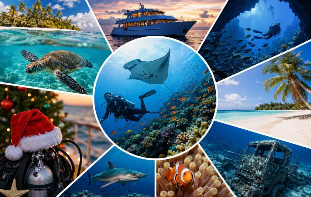 For divers, Christmas and New Year offer more than just