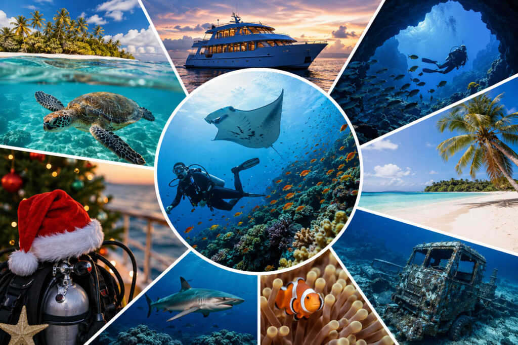 For divers, Christmas and New Year offer more than just