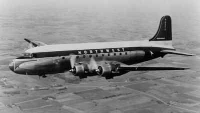 A DC-4 similar to the accident aircraft. Public Domain @