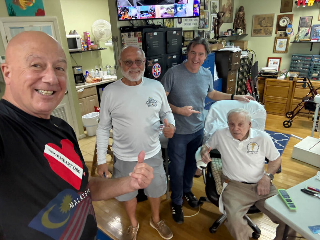 Legendary scuba pioneer Dick Rutkowski, a trailblazer in hyperbaric medicine,