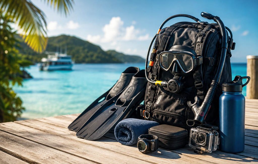 Packing for a summer dive trip sounds simple. Then, halfway
