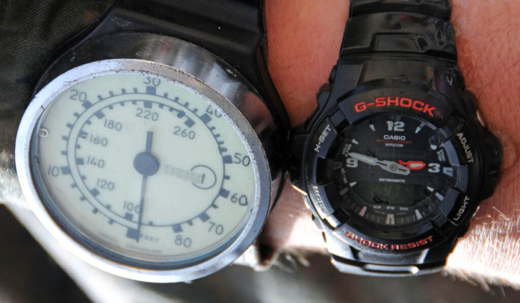 Dive computers have transformed the way scuba divers monitor depth,