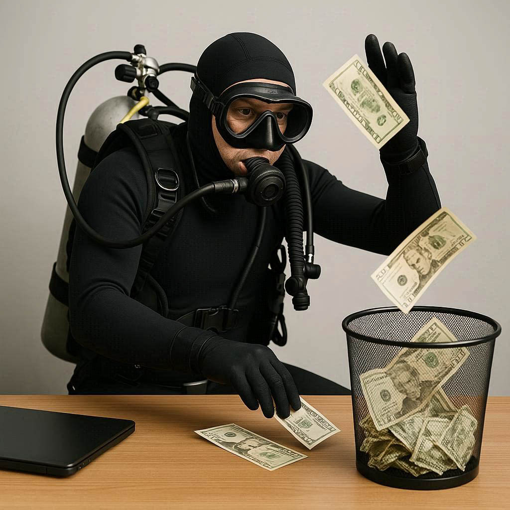 Is It Worth the High Price Paid? In the dive industry, professionals face a choice that carries