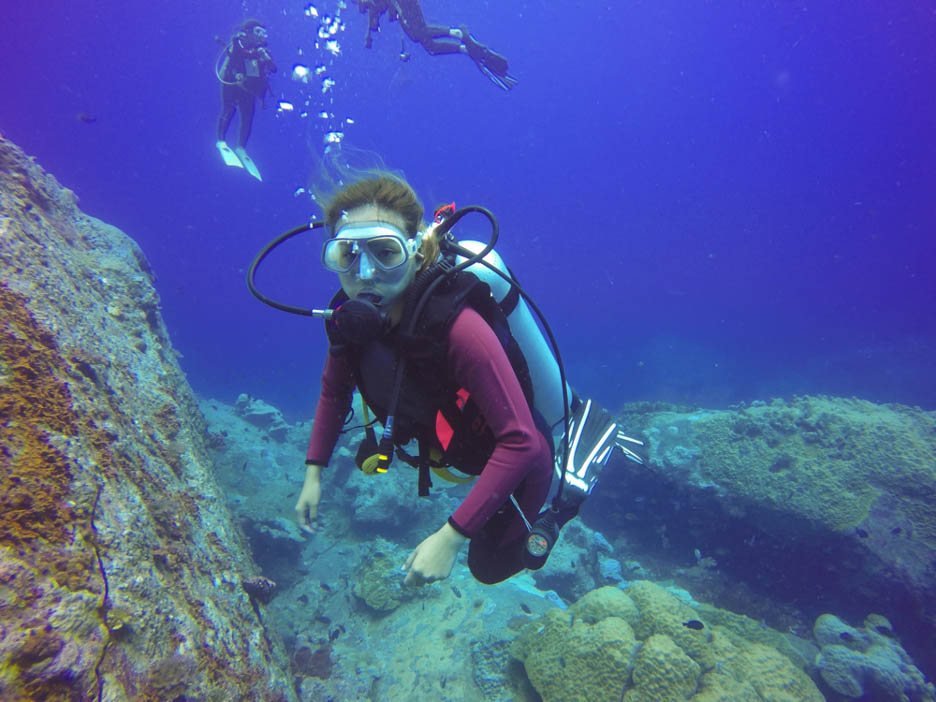 A diving accident may go from exciting to scary in