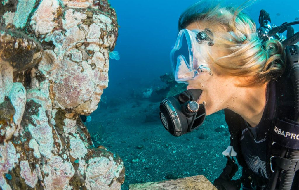 Most divers expect sore calves, sunburned noses, and a touch