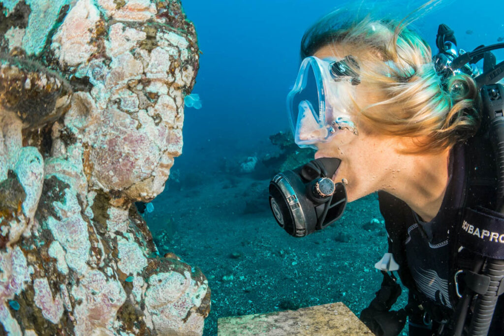 When the World Goes Blurry Most divers expect sore calves, sunburned noses, and a touch