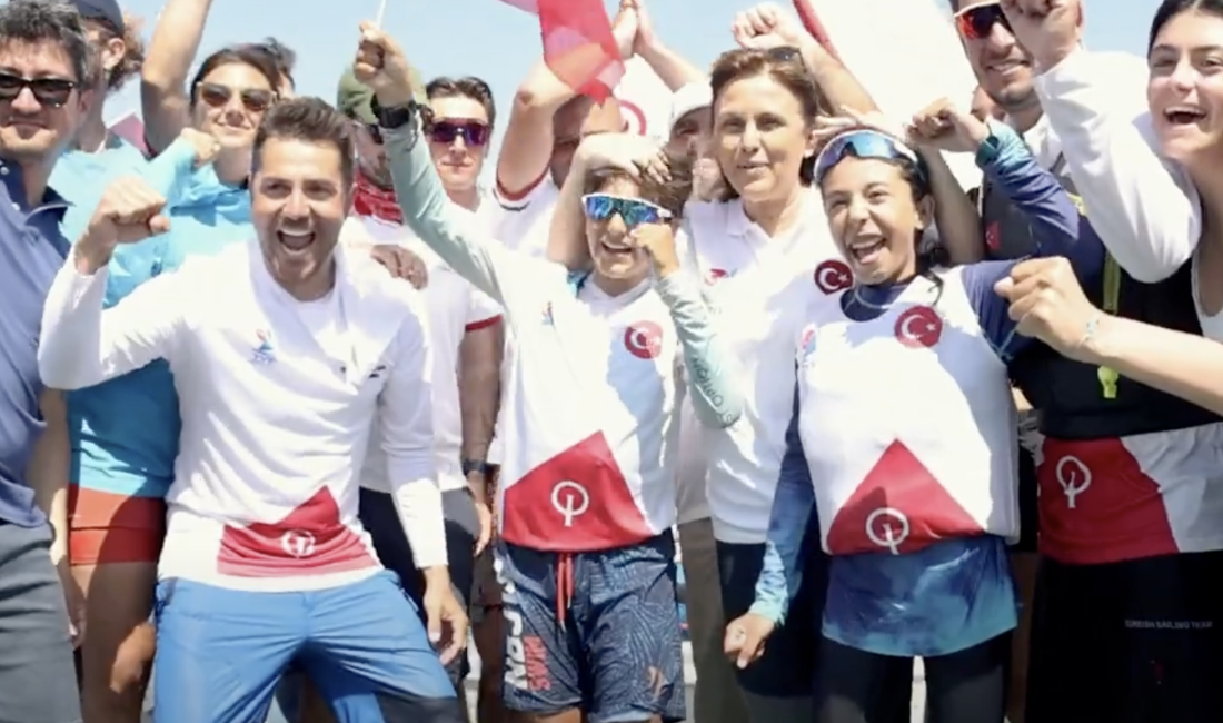 2025 Optimist Avrupa Şampiyonasında Avrupa Şampiyonu olan Cengiz Eren Güvenç