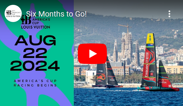 The six teams for the 37th America’s Cup will race