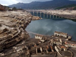 Never-before-seen wrecks, ghost villages and more are appearing and water