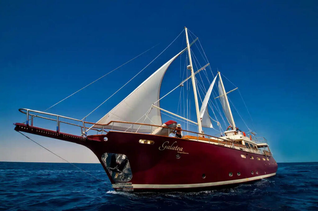 Dive Liveaboard Galatea Sinks Near Remote Seychelles Island as Rescue Efforts Continue A dive safari vessel operating in the Seychelles has sunk