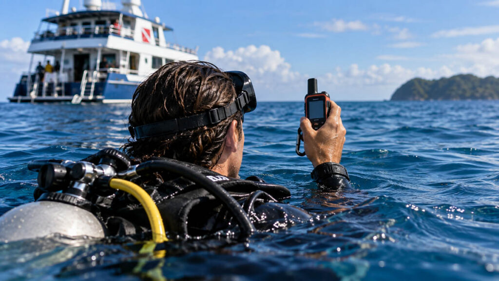 Divers using Garmin inReach satellite communicators can now add their