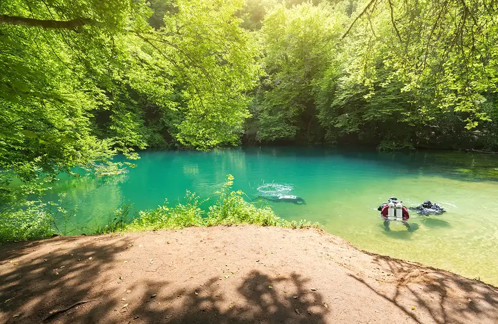 The body of a 43-year-old British cave diver, who had