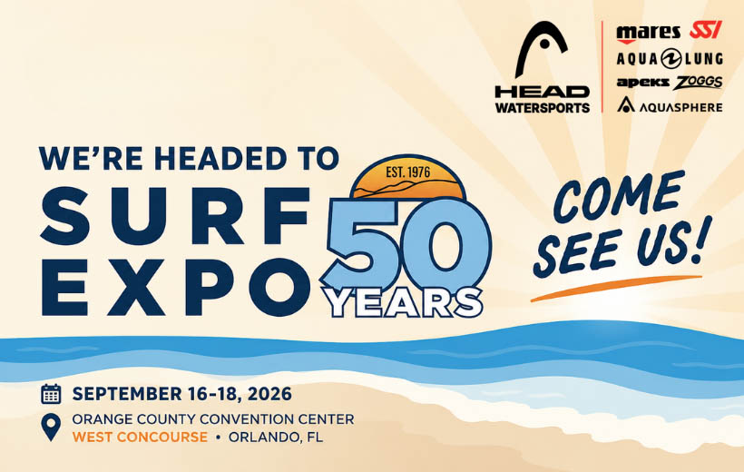 HEAD Watersports will bring its growing portfolio of diving and