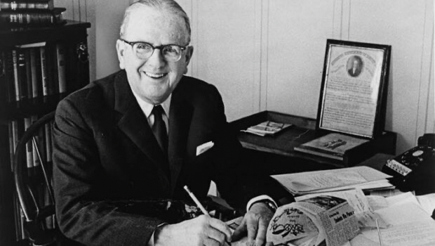 It was American Protestant clergyman and author Norman Vincent Peale