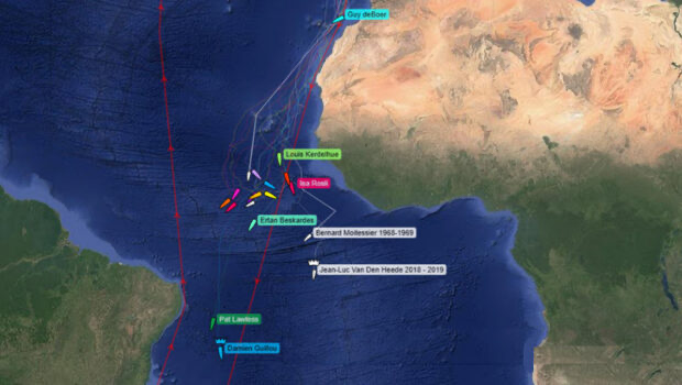 Sixteen solo skippers started the 2026-27 Golden Globe Race on