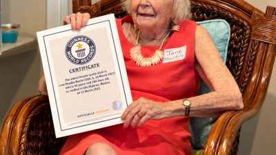 Jane Rhodes Martin, the American diver recognised by Guinness World