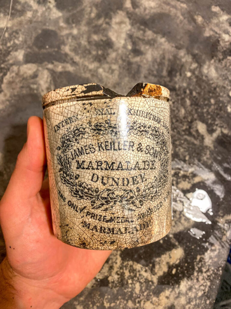 “These jars once held one of the world’s first commercial