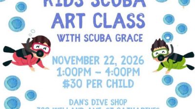 Join Grace Marquez Studio for a super fun Kid’s Scuba