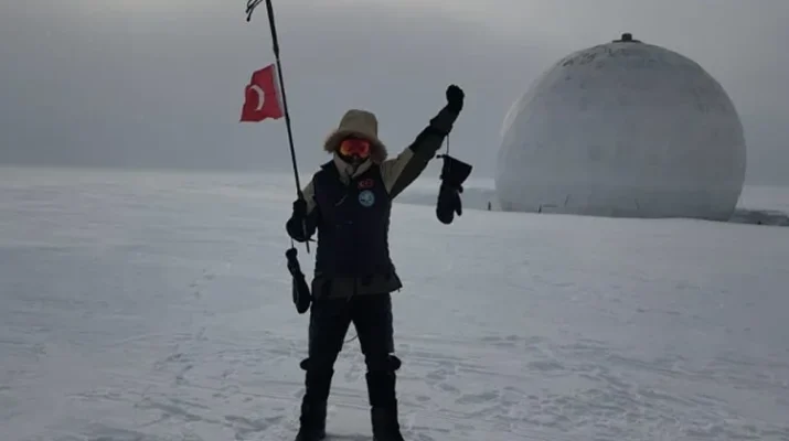 Kutup Fatihi Ali Rıza Bilal, 35 günde 670 kilometre yürüyerek