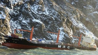 Since the MSC Baltic III ran aground in February 2025,