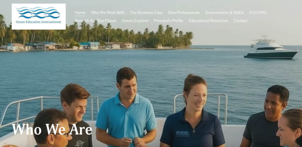 Ocean Education International (OEI) has unveiled a redesigned website for