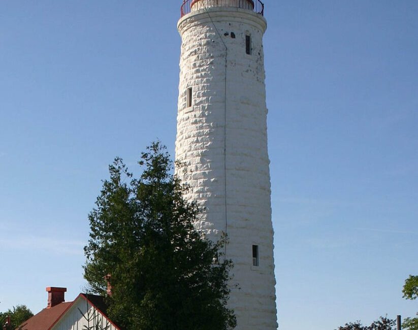 Existing plaque:  526 Lighthouse Road, Point Clark, Ontario Built in 1859