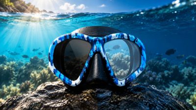A dive can start under bright tropical sun and end