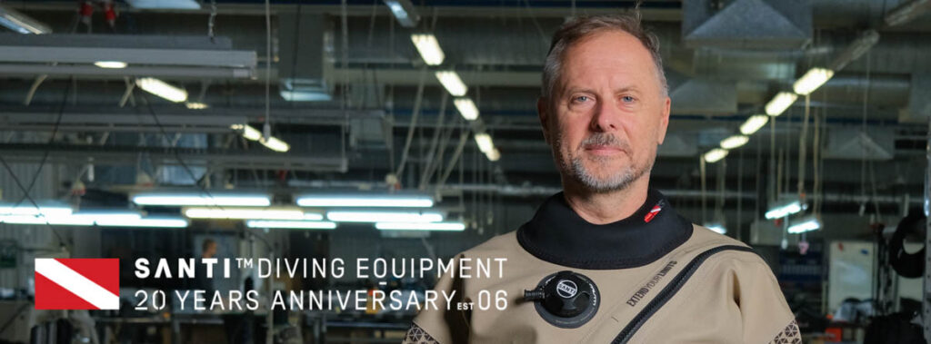 Polish diving equipment manufacturer SANTI is celebrating its 20th anniversary