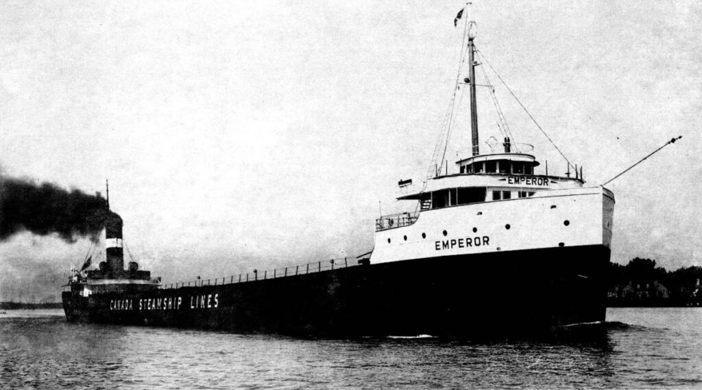 The SS Emperor was a Canadian steel-hulled lake freighter that