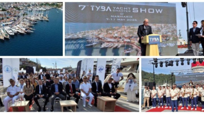 Muğla’nın Marmaris ilçesinde düzenlenen “7. TYBA Yacht Charter Show”, yerli