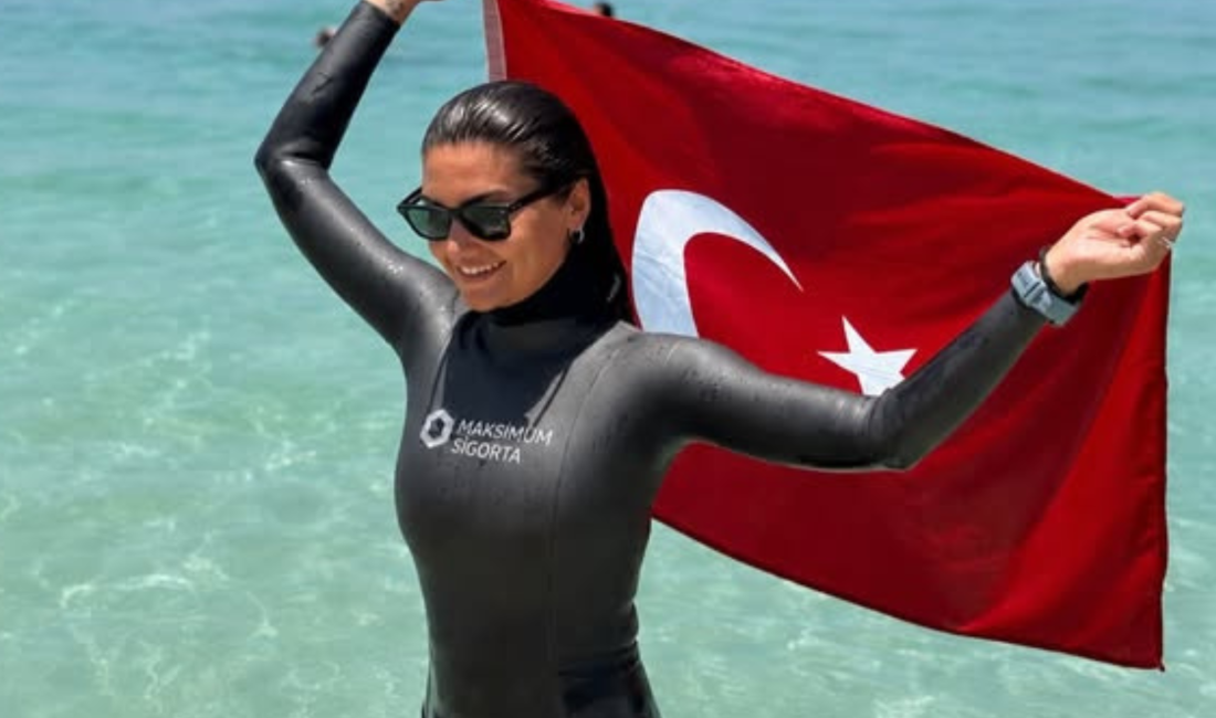 Milli serbest dalış sporcusu Yağmur Ergün, CMAS CNF branşında gerçekleştirdiği
