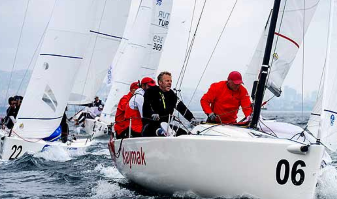 14. Eker Olympos Regatta kapsamında gerçekleşen J/70 yarışları, bugün yapılan