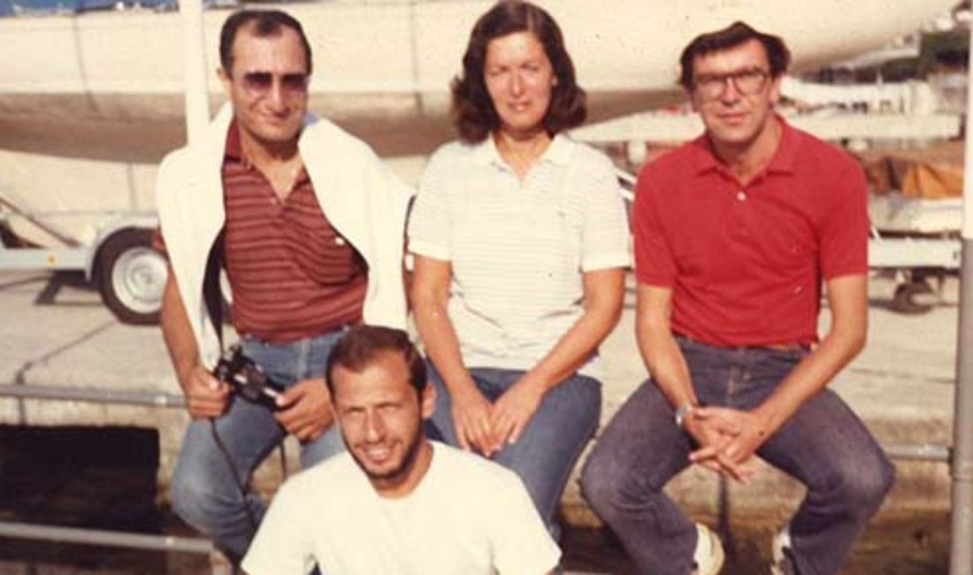 Sandıktan 80’li yılların ortalarında, Atabay Kupası Yat Yarışları öncesinde çekilen bir fotoğraf